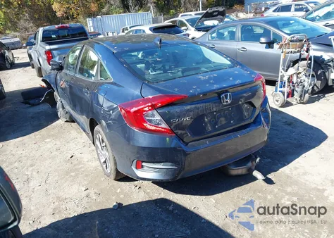 2017 Honda Civic Ex z USA, uszkodzony, nr VIN 19XFC2F76HE214852